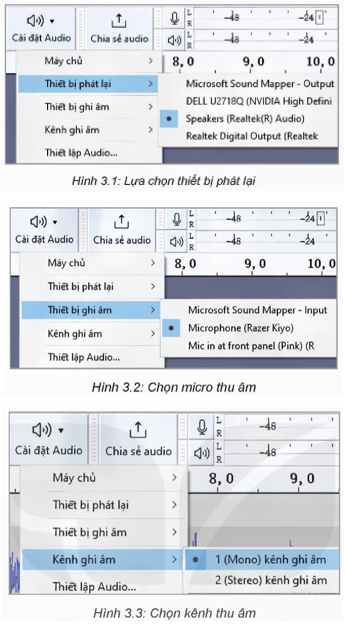 BÀI 3: THU ÂM TRÊN PHẦN MỀM AUDACITY